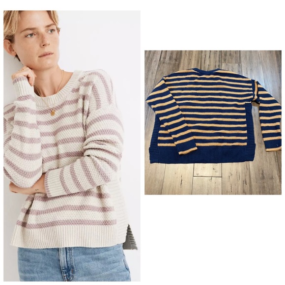 Madewell Striped Pickford Pullover 